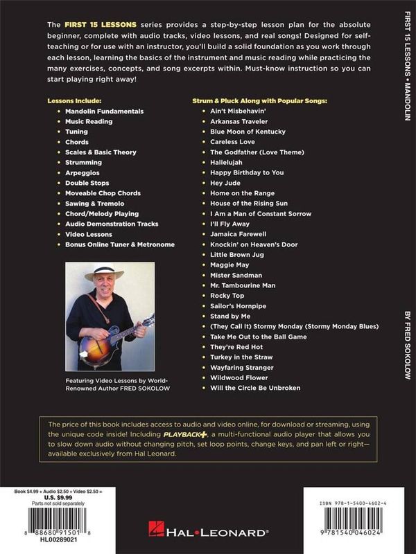 First 15 Lessons - Mandolin