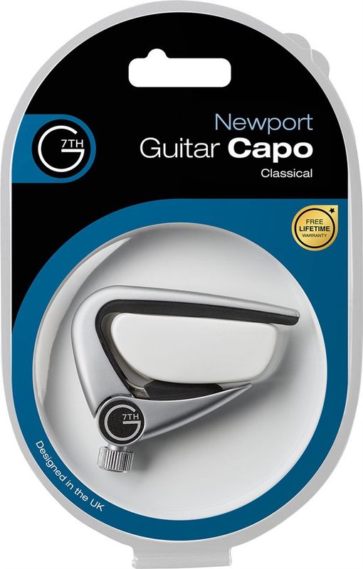 G7th Newport Capo Classical Silver