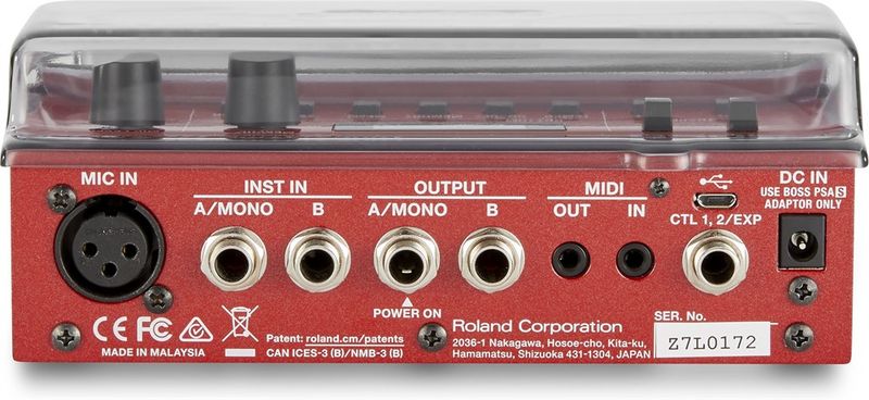 Decksaver Skyddslock till BOSS 500 SERIES passar DD-500, MD-500, RV-500, RC-500