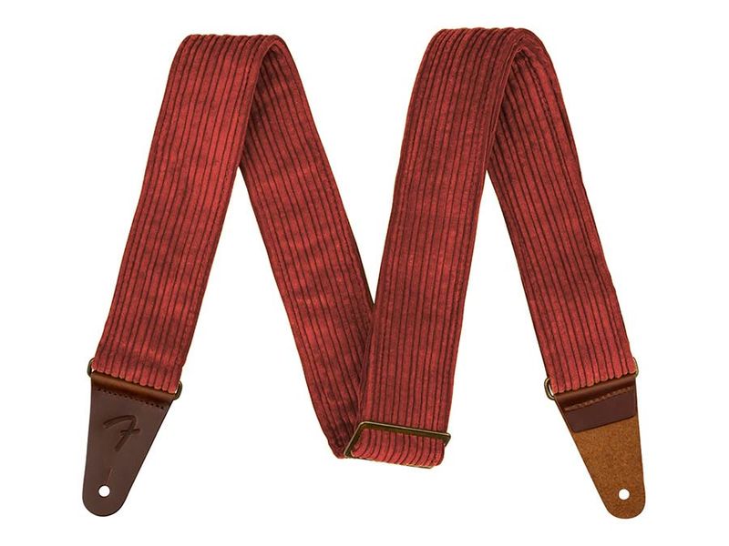 Fender Corduroy guitar strap, antique cherry, polyester