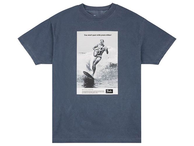 Hovedbilde Fender vintage ad surfer tee, ocean XL