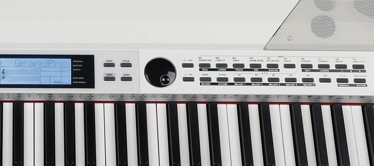 Medeli SP4200 Digital Piano - White Satin