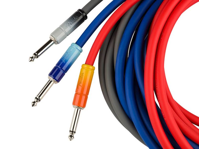 Fender  10' Ombré cable, silver smoke