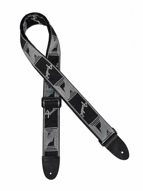 Hovedbilde Fender  2" guitar strap 'Monogrammed', black-light grey-dark