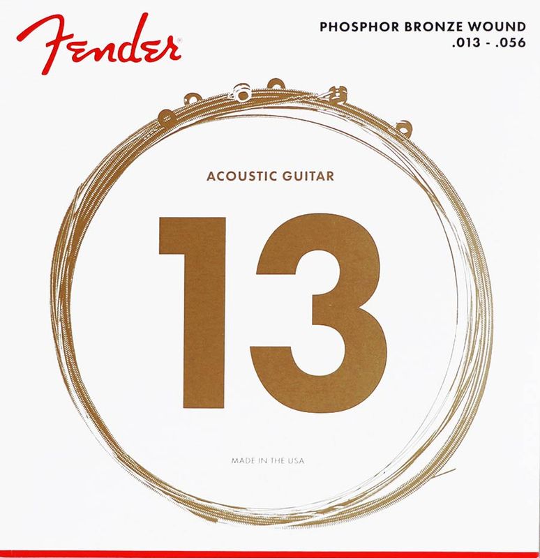 Fender 60M Phosphor Bronze -  medium, 013-056