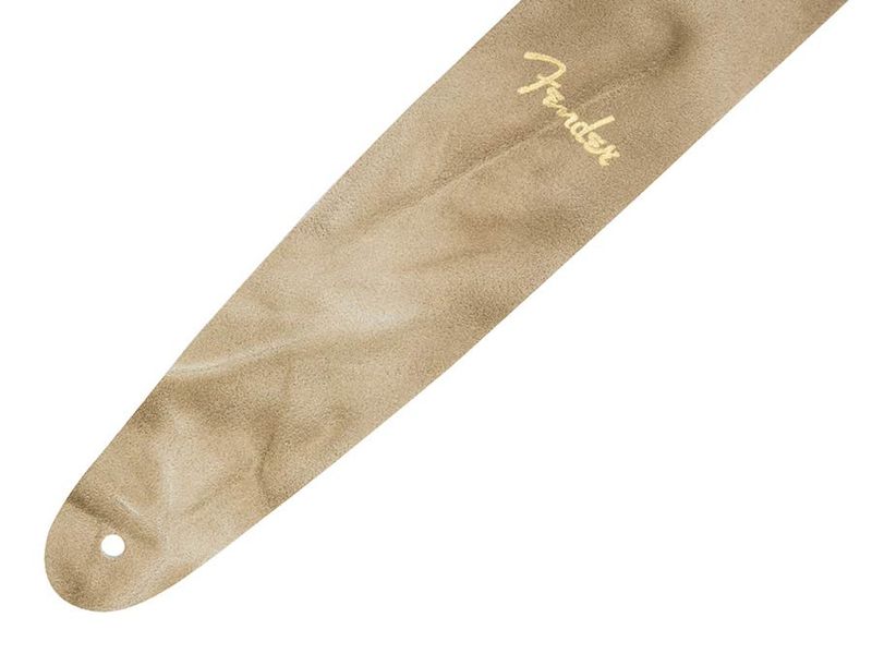 Fender  tie dye leather strap, natural