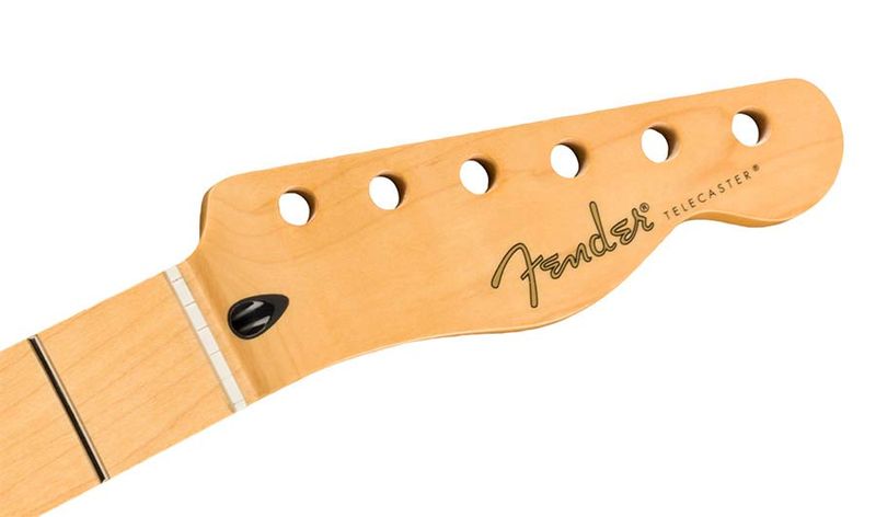 Fender sub-sonic baritone Telecaster neck, 22 medium jumbo frets, 9.5 radius, maple fingerboard