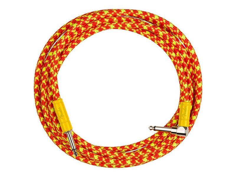 Fender Mononeon 10' angled Inst.cable, orange
