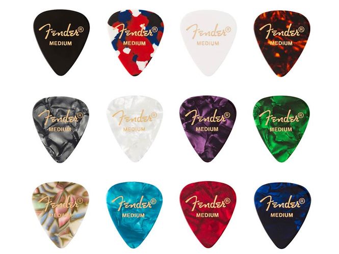 Hovedbilde Fender Celluloid Medley Picks 12 pieces, 351 , ...