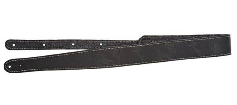 Fender guitar strap 'Monogrammed Leather', black