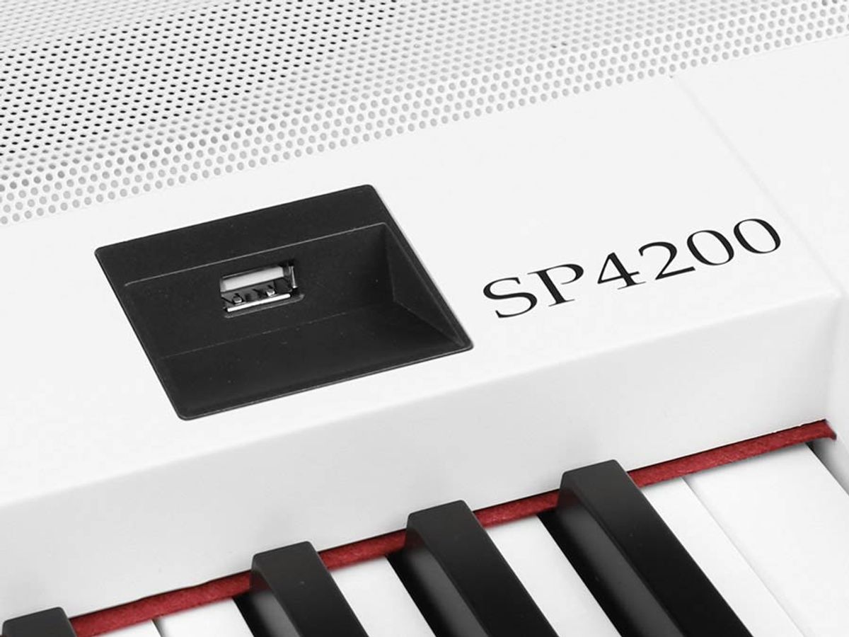 Medeli SP4200 Digital Piano - White Satin