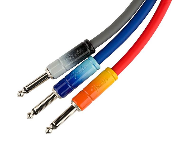 Fender  10' Ombré cable, silver smoke