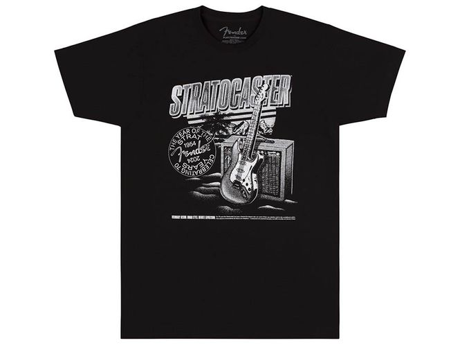 Hovedbilde Fender Stratocaster 70th Anniversary, tee, black, ...