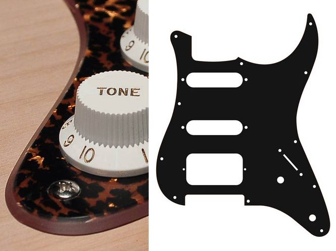 Hovedbilde Boston ST-222 Pickguard Strat - Tiger Brown Pearl