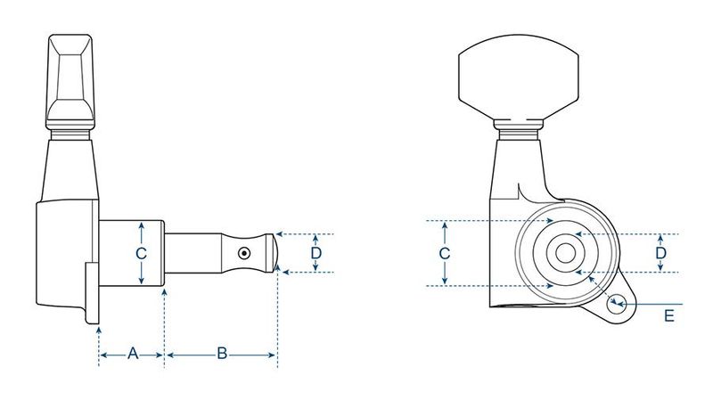 Boston 75-CLR Machine Heads