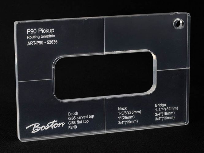Hovedbilde Boston ART-P90 pickup routing template P90