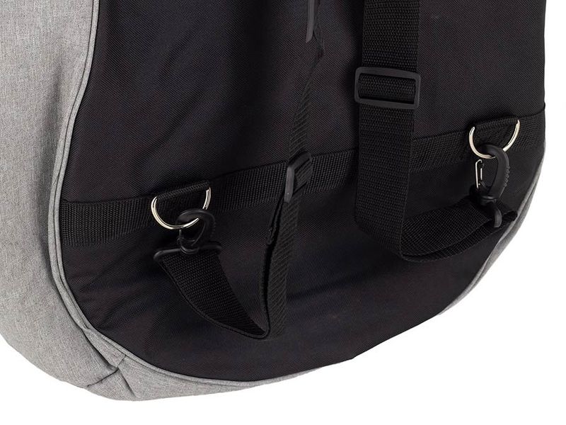 Boston CT-118-GR cello bag 1/8, light grey, 19 mm. padded, 2 straps, various pockets