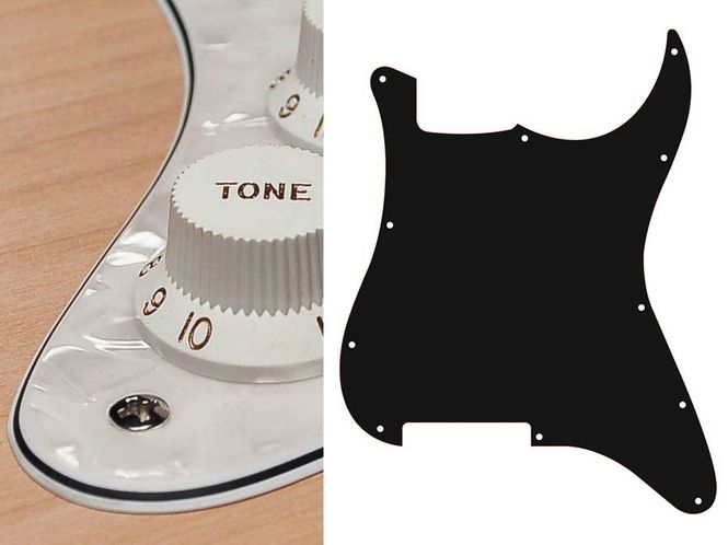 Hovedbilde Boston ST-400 Pickguard Strat - Pearl White