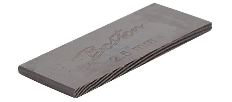 Boston bridge saddle slot file 5x 2cm - 2.5mm width