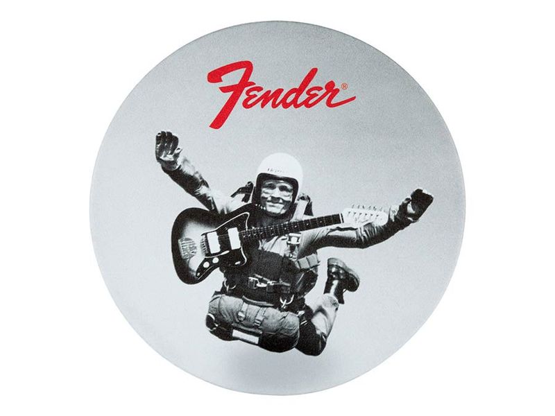 Fender  vintage '60s ads coasters, black & white print on le