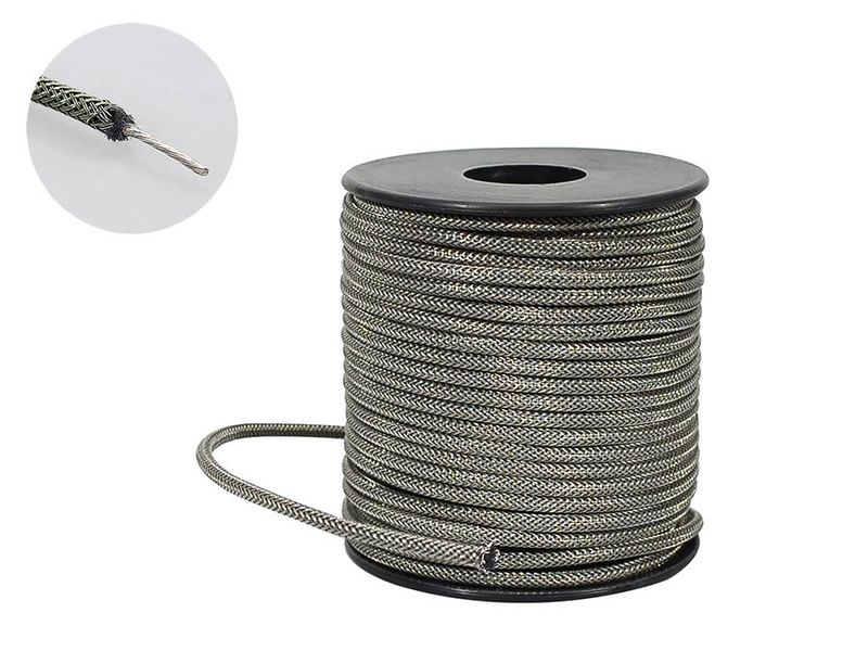 Boston PBWS50 USA Made Cotton Braided Push Back Wire - 50 ft