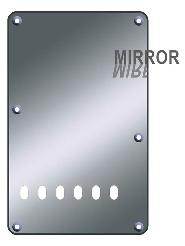 Boston BPL213 Strat Back Plate - Mirror Chrome