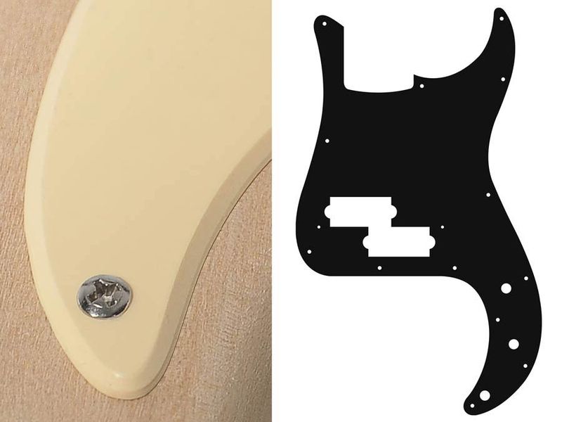 Boston PB-115 Pickguard P-Bass - Cream