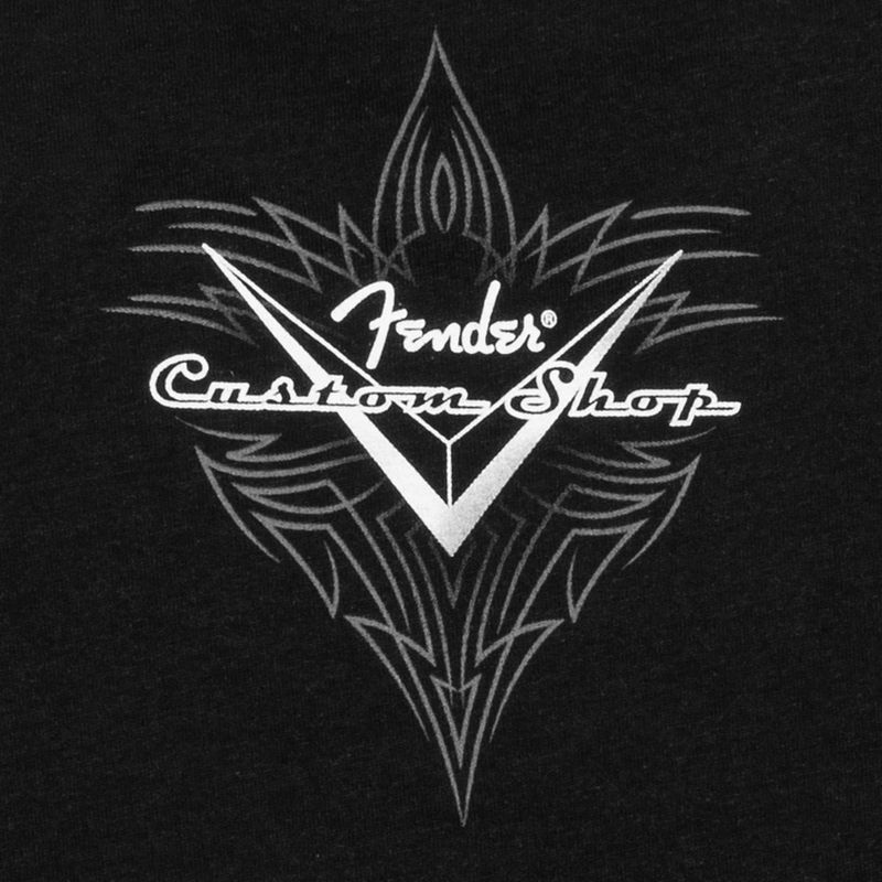 Fender  Custom Shop pinstripe T-Shirt, black, XXL