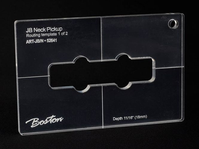 Hovedbilde Boston ART-JB/N pickup routing template JB neck