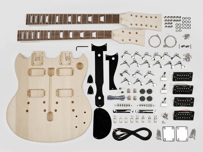 Hovedbilde Boston Guitar assembly kit, double neck