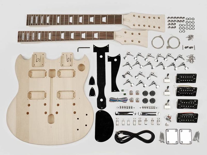 Boston Guitar assembly kit, double neck