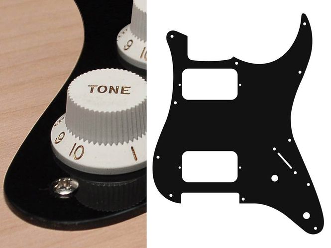 Hovedbilde Boston ST-132 Pickguard Strat - Black