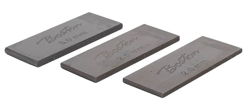 Boston bridge saddle slot file 5x 2cm - 2.5mm width