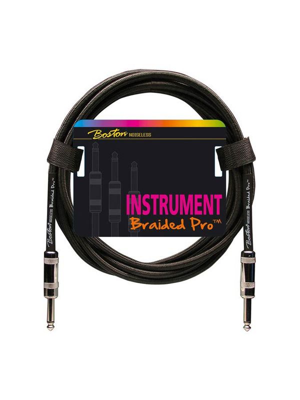 Boston Braided Pro Instrument Cable 6 m - Vintage Black