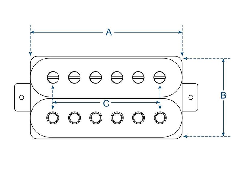 Boston PHB-90 Power Humbucker Neck - Ivory