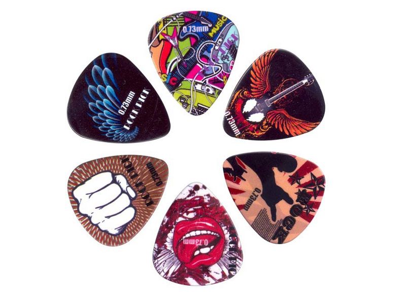 Boston BRP6-073 Rock Picks 0.73 mm (6-pack)