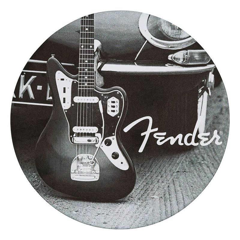 Fender  guitar coasters, multi-colour leather, 4 pcs.