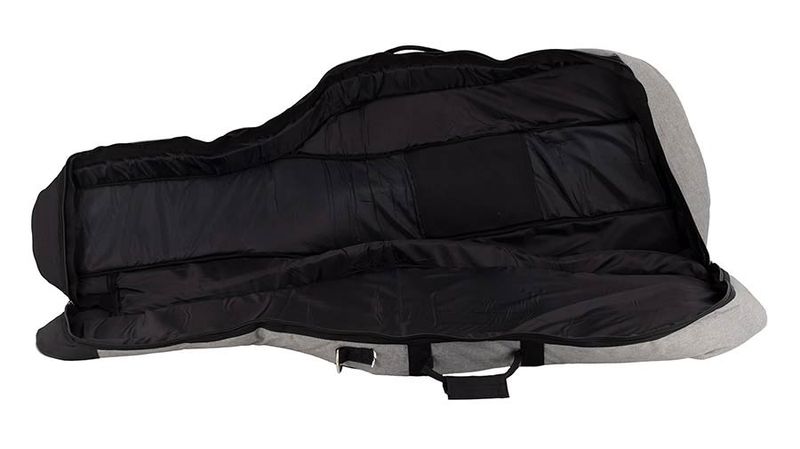 Boston CT-118-GR cello bag 1/8, light grey, 19 mm. padded, 2 straps, various pockets