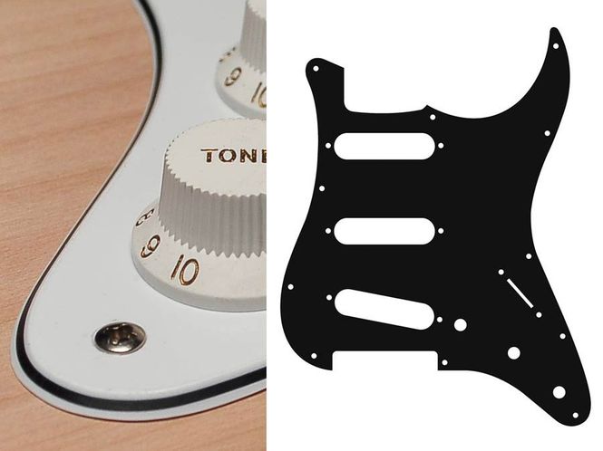 Hovedbilde Boston ST-313 Pickguard Strat - White