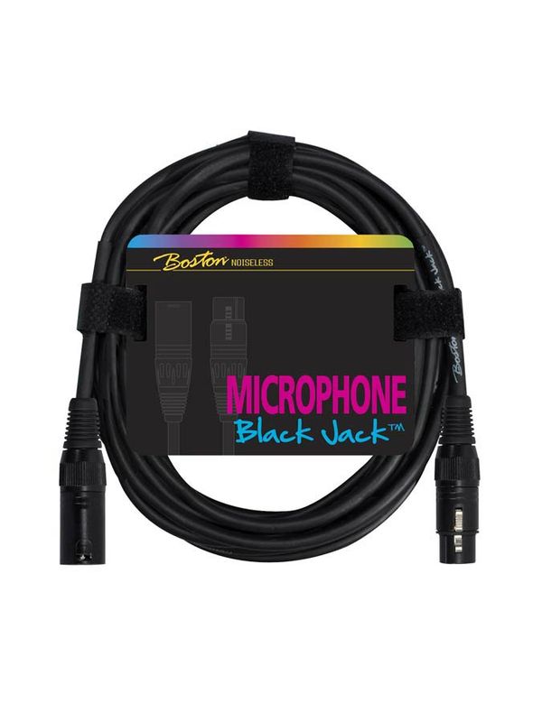 Boston Black Jack Microphone Cable XLR (f) - XLR (m) 10.0