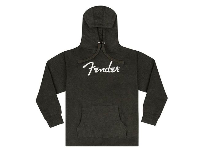 Hovedbilde Fender  spaghetti logo hoodie, grey heather, L