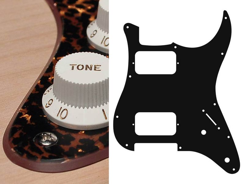 Boston ST-232 Pickguard Strat - Tiger Brown Pearl