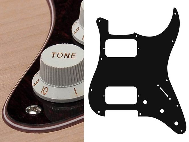 Hovedbilde Boston ST-433 Pickguard Strat - Tortoise Dark