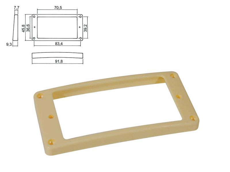 Boston HPR-08-TCR Pickup Ring - Ivory
