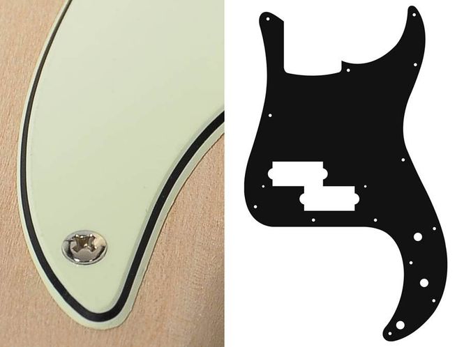 Hovedbilde Boston PB-315 Pickguard P-Bass - Mint Green