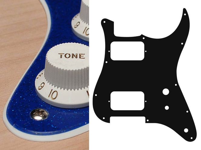 Hovedbilde Boston ST-231 Pickguard Strat - Sparkling Blue