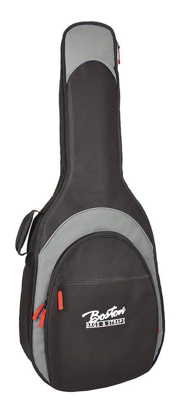 Boston Super Packer Gigbag 15 mm Acoustic Black/Grey