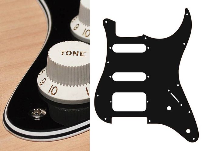 Hovedbilde Boston ST-422 Pickguard Strat - Black