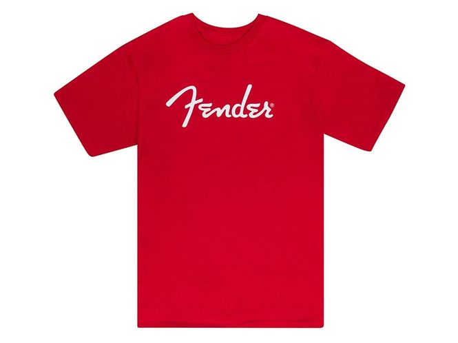 Hovedbilde Fender  T-Shirts spaghetti logo, dakota red, L