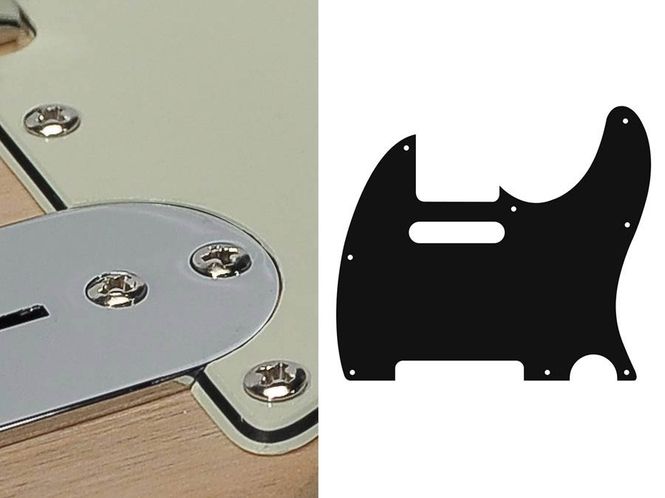 Hovedbilde Boston TE-310 Pickguard Tele - Mint Green